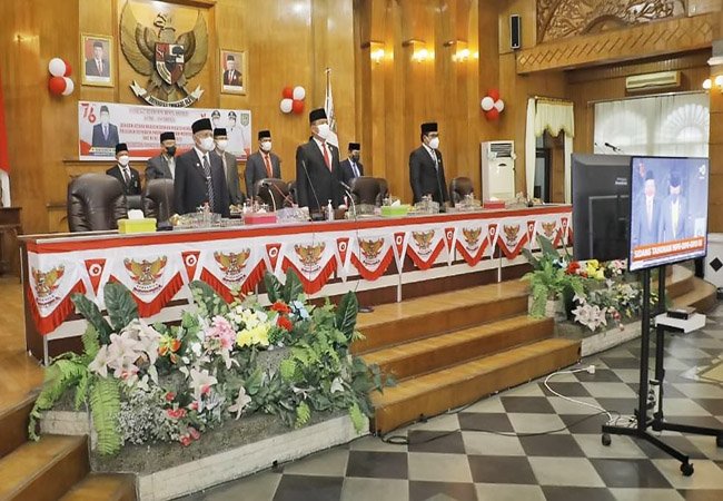 Forkopimda Asahan Dengar Pidato Kenegaraan Presiden RI