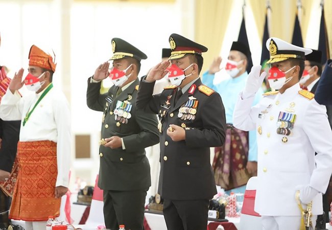 Ikuti HUT ke 76 Secara Virtual, Kapoldasu : Indonesia Tangguh, Tumbuh, Maju Terus Bangsaku