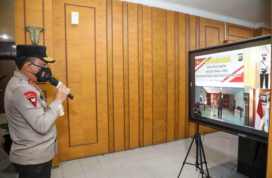 Kapolda Sumut Pimpin Sertijab 2 Kapolres