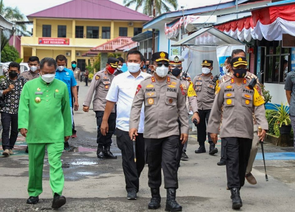Tinjau Sergai, Kapolda Sumut Harapkan Percepat Vaksinasi Tahap II