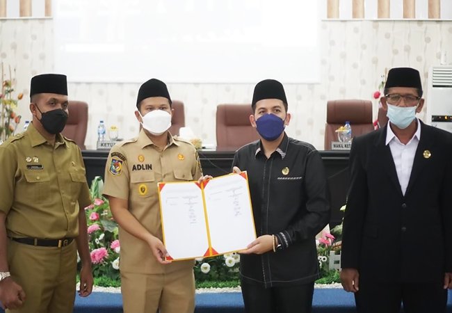 Pemkab - DPRD Sergai Setujui Ranperda RPJMD 2021-2026