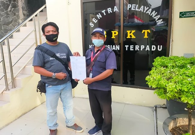 Diduga Larang Meliput, Wartawan Laporkan Oknum Perangkat Desa ke Polisi