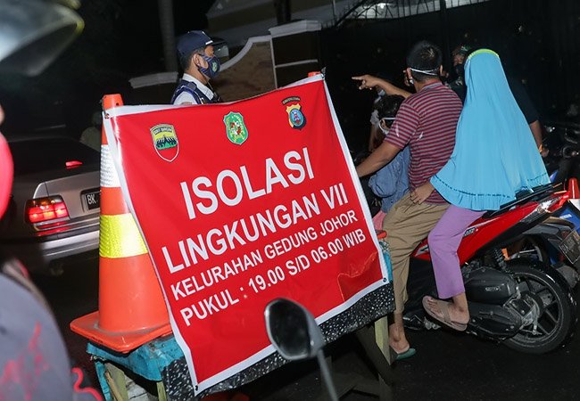 Isolasi Lingkungan Cegah Meluasnya Penyebaran Covid-19 Kota Medan
