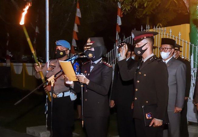 HUT Rl Ke-76, Kapolres Psp Pimpin Apel Kehormatan dan Renungan Suci