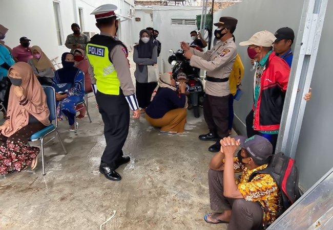 Polres Seruyan Gelar Patroli Himbauan Prokes