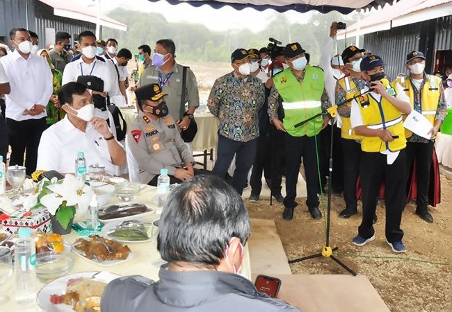 Menko Marves Tinjau Pertanian Food Estate Humbahas