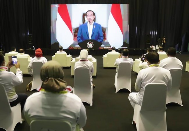 Haornas 2021, Presiden Harapkan Pembinaan Sistematis dan Berkelanjutan