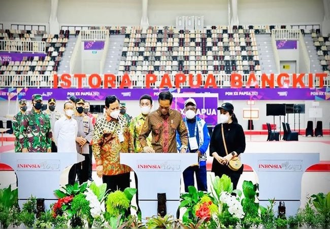 Presiden Jokowi Buka PON XX di Jayapura Papua