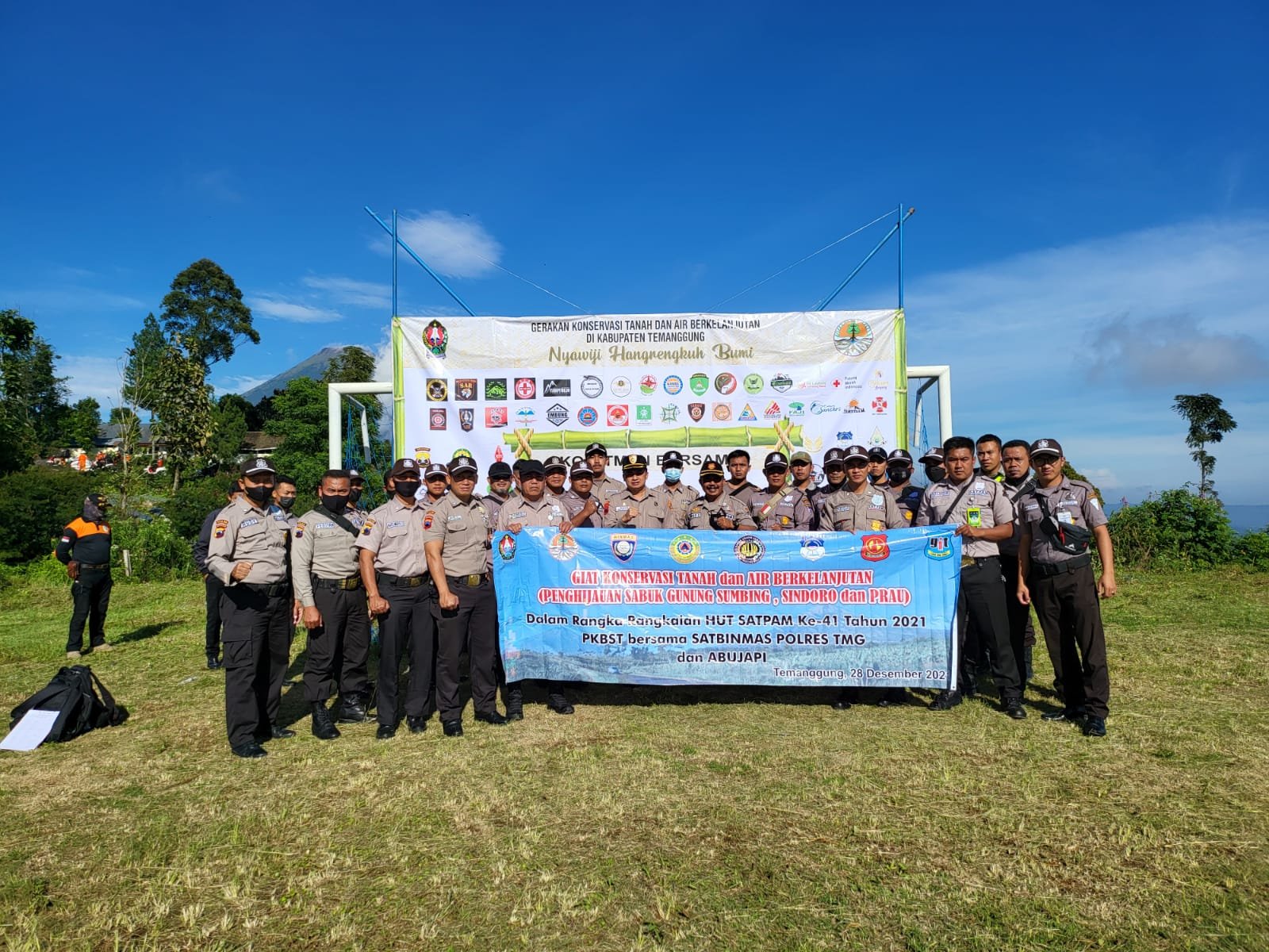 HUT Satpam ke 41, ABUJAPI Canangkan Gerakan Konservasi Tanah dan Air