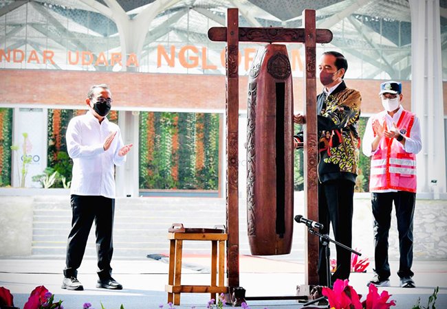 Presiden Resmikan Bandara Ngloram Blora