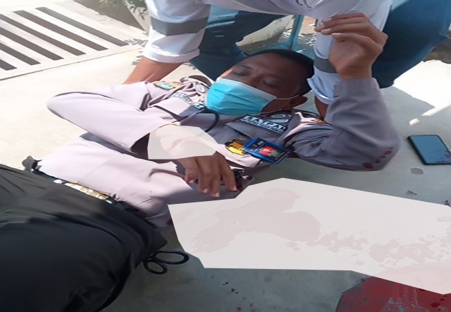 Sakit Hati Ditegur, Karyawan PT. SMS Bacok Security