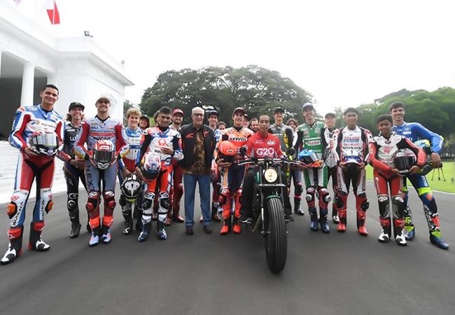 Terima Pembalap MotoGp, Berikut Pesan Presiden