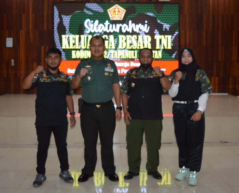 Jaga Pancasila dan NKRI, Kodim 0212/TS Gelar Komsos bersama Keluarga Besar TNI