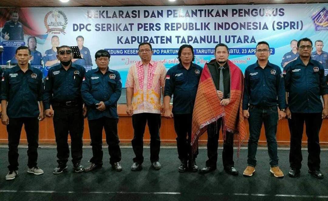Meriahnya Pelantikan SPRI Tapanuli Utara Sebagai Barometer Berita dan Sosial Kontrol