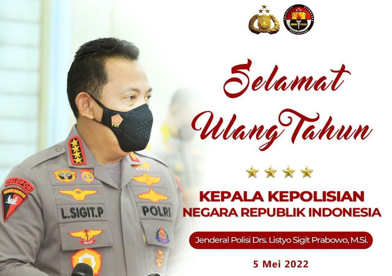 Ketum FRN Ucapkan Ultah, Begini Profil dan Perjalanan Karir Kapolri Listyo Sigit Prabowo