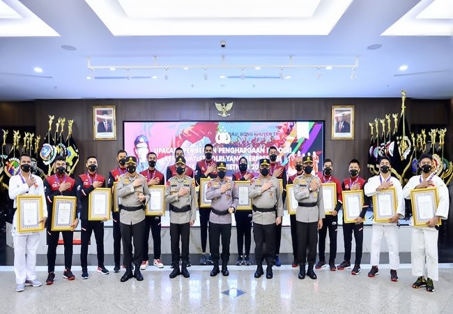 Apresiasi Sumbang Medali, Kapolri Berikan Penghargaan ke Atlet Sea Games