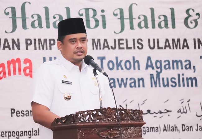 Halal Bihalal MUI, Bobby Nasution Ajak Generasi Muda Cegah Narkoba