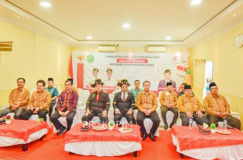 Peringati Hari Lahir Pancasila, Wakil Walikota Sidempuan Ikuti Upacara Secara Virtual
