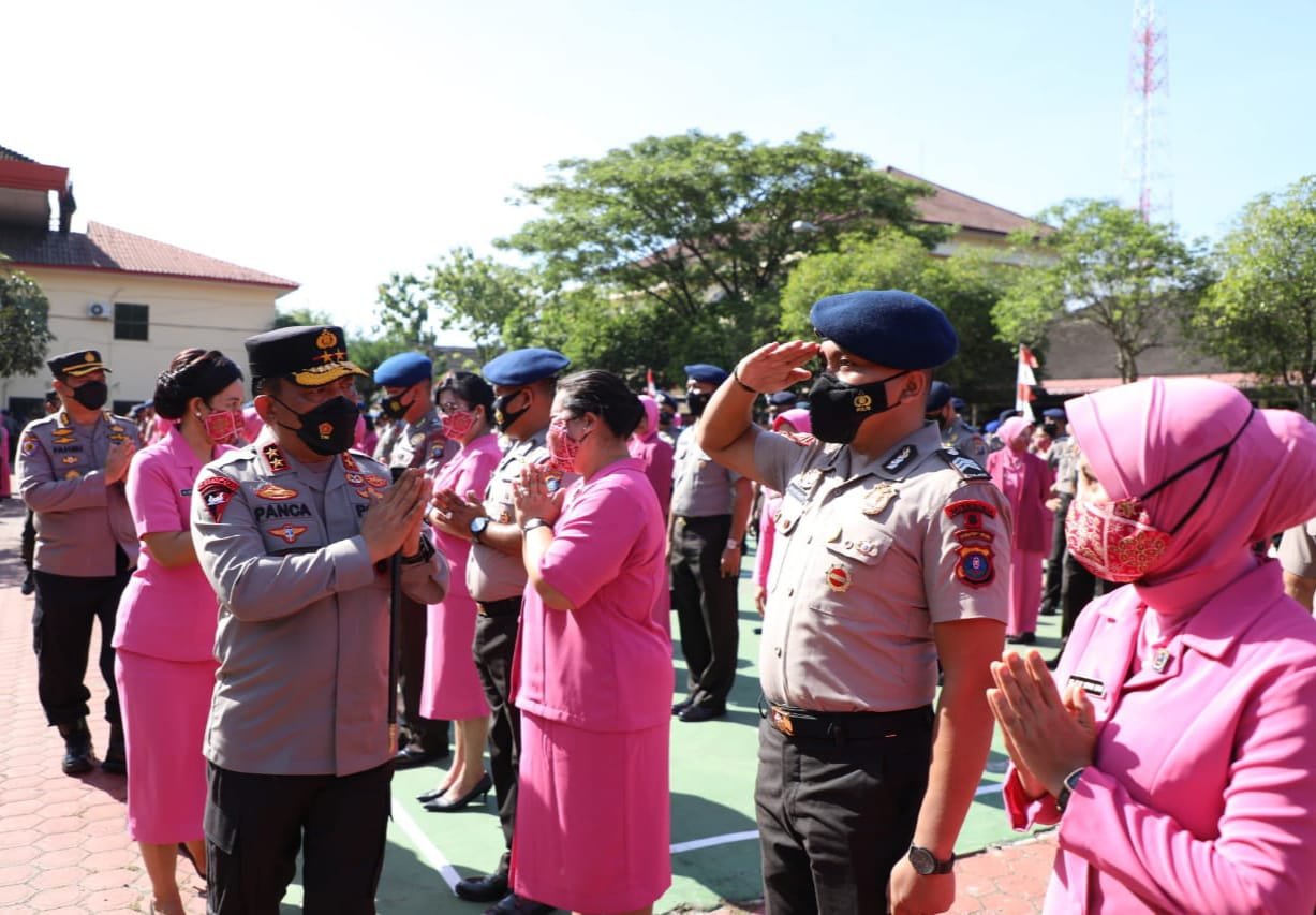 1.229 Personel Polda Sumut Naik Pangkat