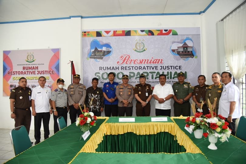 Resmikan Rumah Restoratif Justice Sopo Partahian, Ini Manfaatnya Bagi Warga