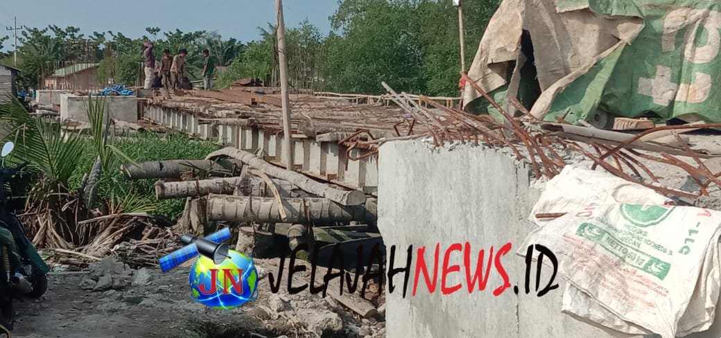 Tak Sesuai Bestek? Proyek Jembatan Terancam Gagal, Kadis PUPR Bilang Akan di Cek