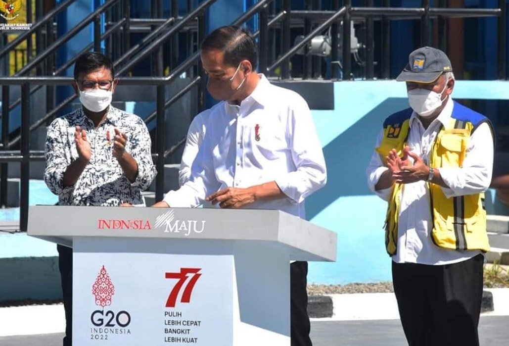 Presiden Resmikan SPAM Wae Mese II