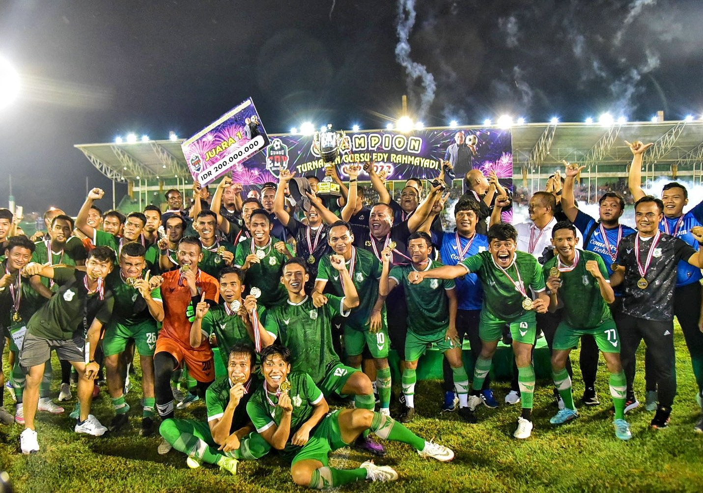 PSMS Juara Piala Gubsu Edy Rahmayadi Cup 2022
