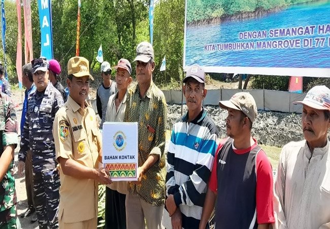 Pemkab Sergai-Lantamal Sinergi Penanaman Mangrove