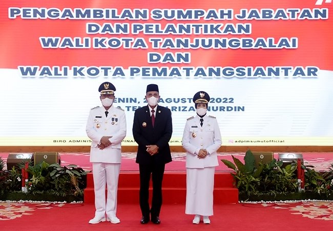 Sempat Vakum, Akhirnya Gubsu Lantik Wali Kota Pematangsiantar dan Tanjungbalai