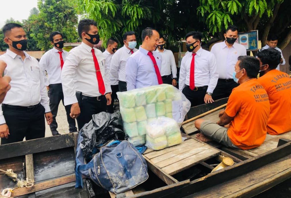 25 Kg Sabu Diamankan Polisi dari Selat Malaka, Dua Pengedar Tak Berkutik