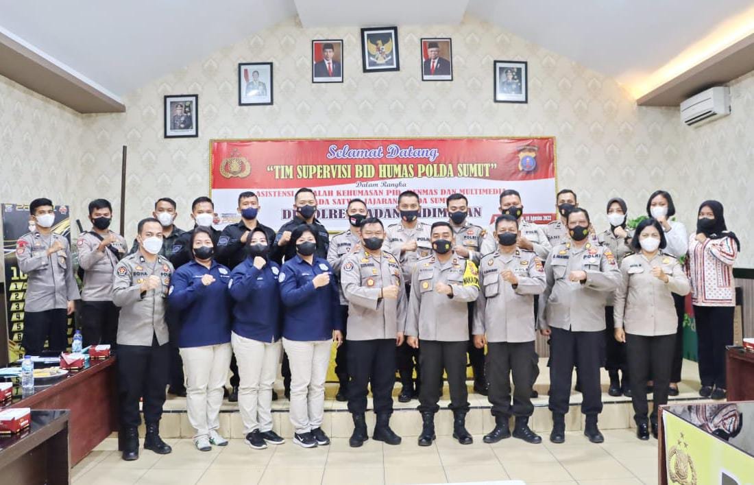 Kehumasan Polres Sidempuan Ikuti Supervisi dan Asistensi Masalah
