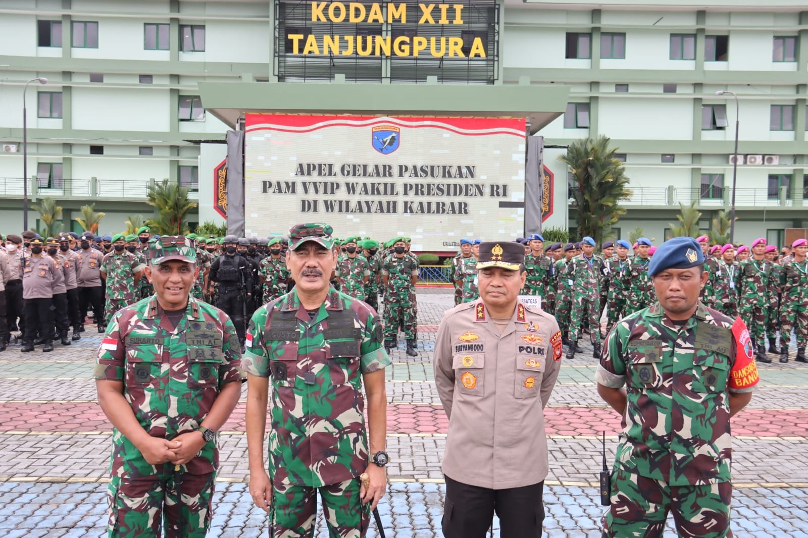 2.594 personel Disiapkan Kawal Kunjungan Wakil Presiden di Kalbar