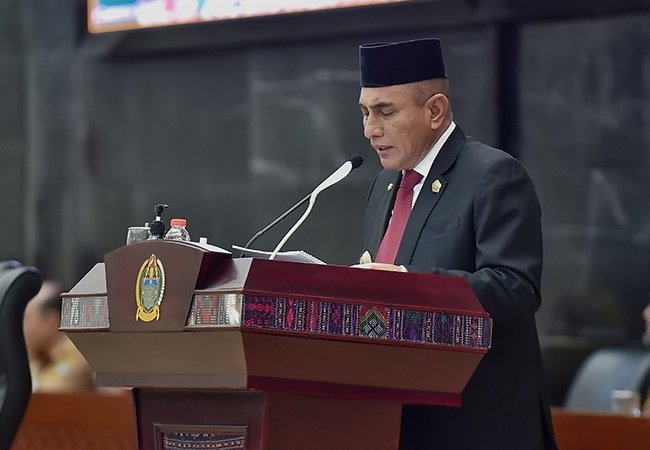 Sampaikan Jawaban Pandangan Umum Fraksi, Gubsu Minta Masyarakat Taat Pajak