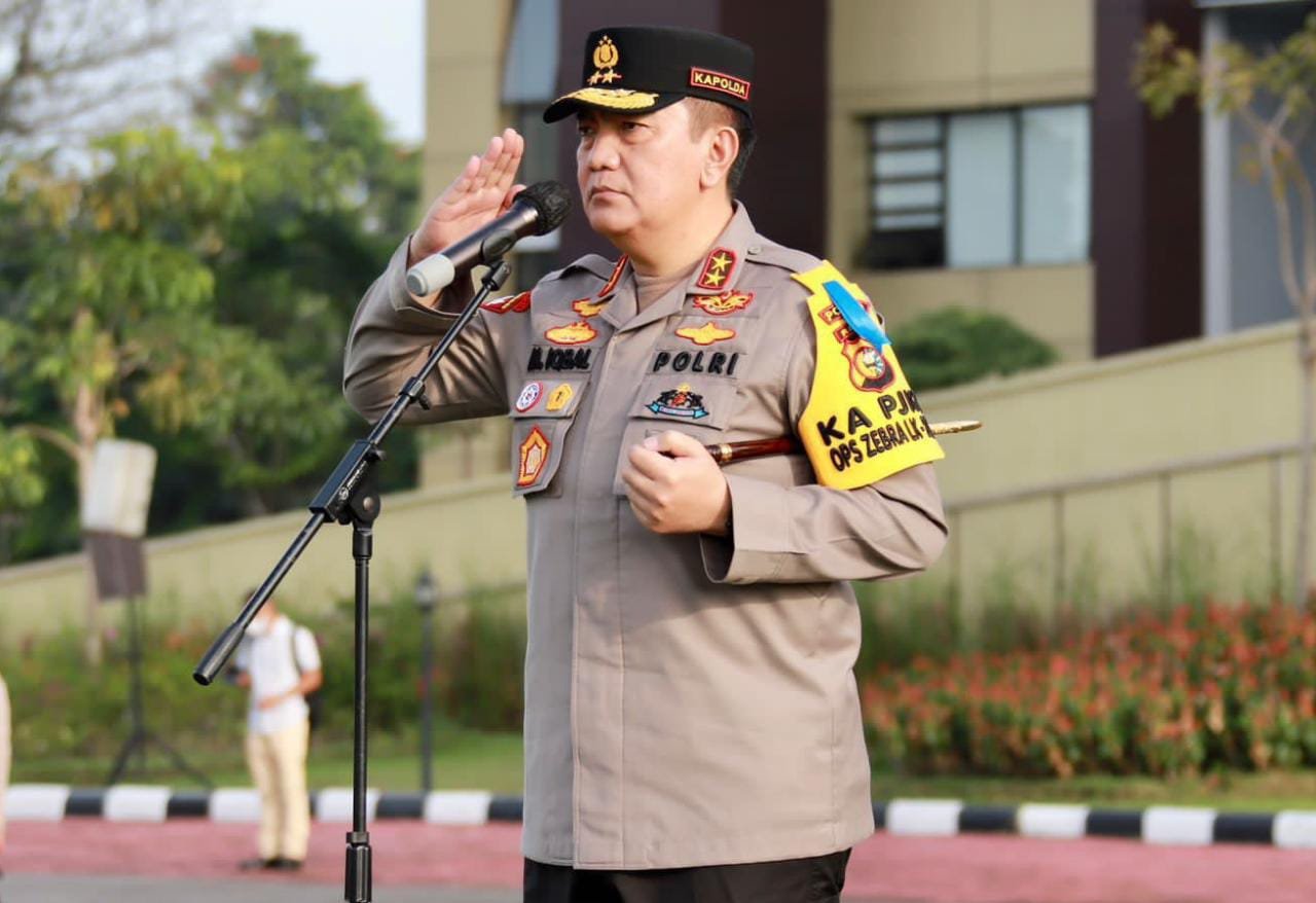 Penegasan Kapolda Riau Apel Operasi Zebra: Jangan Ada Perilaku Arogan