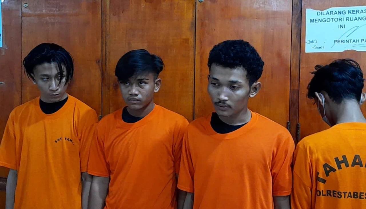 Aniaya Pelajar hingga Tewas, 4 Pelaku Ditangkap Polisi