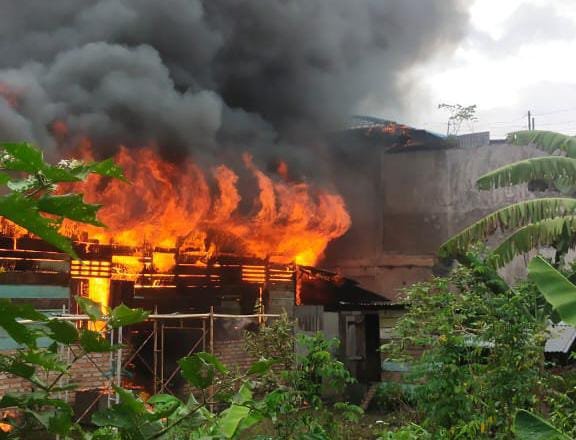 Satu Rumah di Sihitang Ludes Dilalap Si Jago Merah