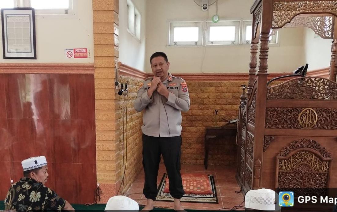 Tingkatkan Kamtibmas, Polres Sidempuan Himbau Warga di Safari Sholat Jumat