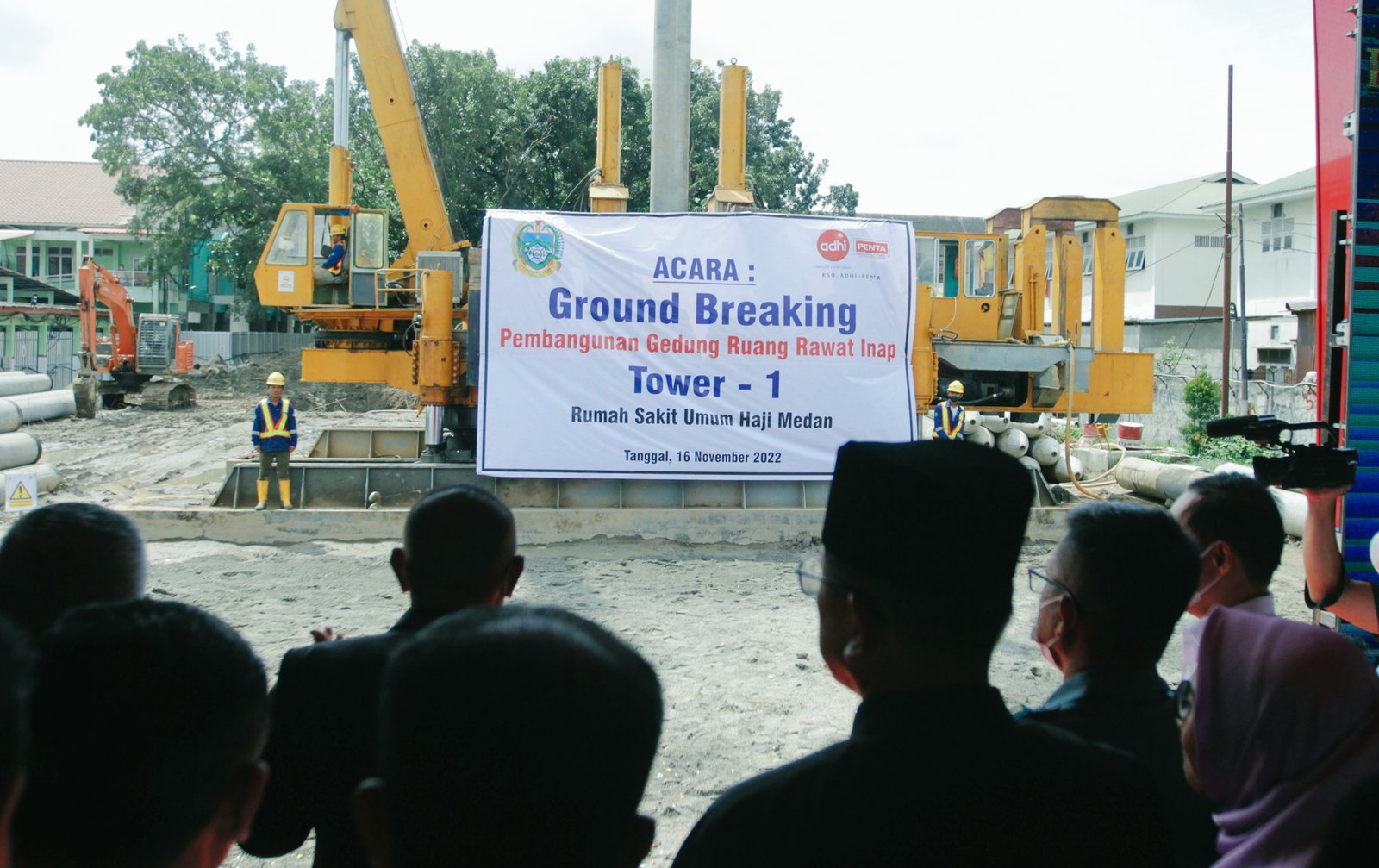 Groundbreaking Pembangunan Rumah Sakit Haji Medan Dimulai