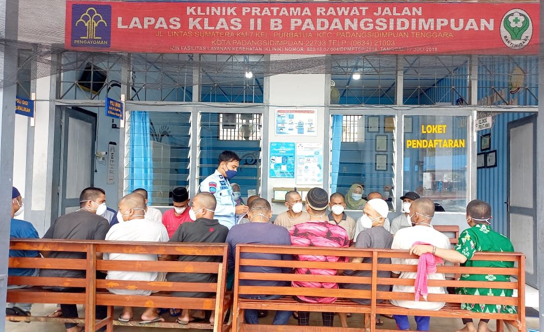 Lapas Klas llB Sidempuan Skrining HIV/Aids dan ODGJ 100 Orang Napi
