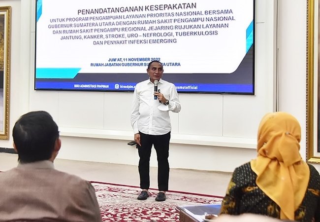 Edy Rahmayadi Sebut Sumut Hanya Terima 4 Persen Bantuan dari Pusat