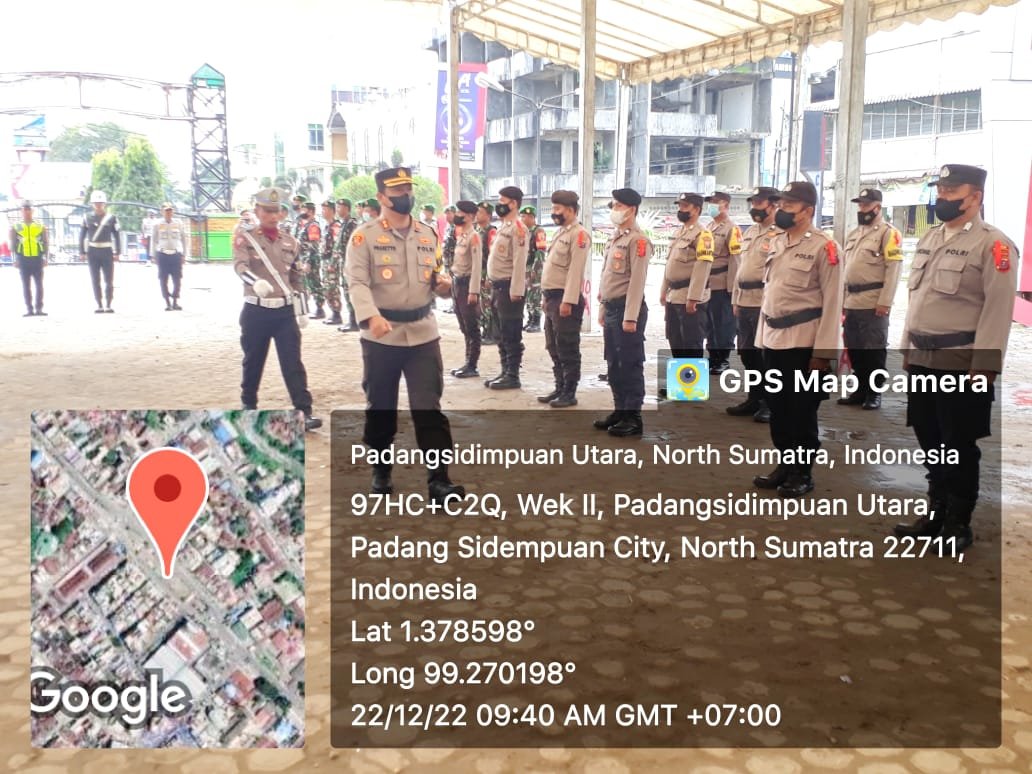 Nataru 2023, Polres Padang Sidempuan gelar Apel Lilin Toba 2022