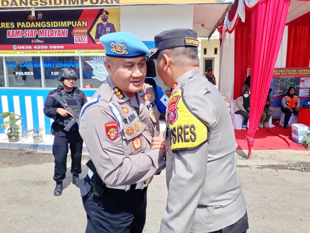 Divisi Propam Mabes Polri Cek Pospam dan Posyan Polres Sidempuan