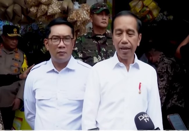 Cek Harga di Pasar Cigombong, Presiden Menilai Harga Terkendali