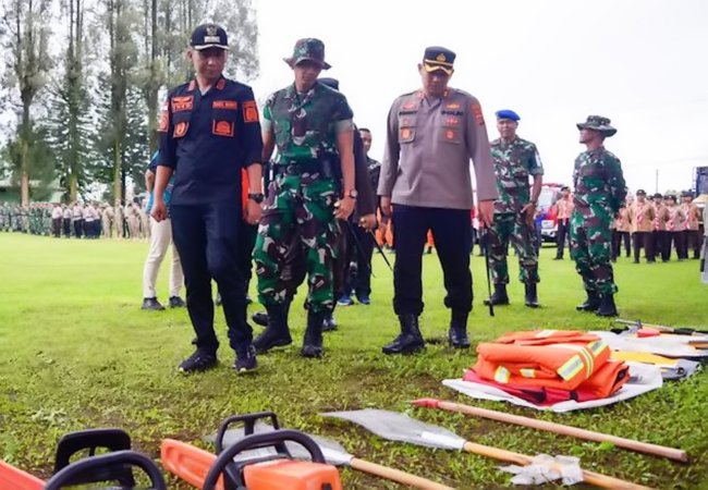 Wakil Bupati Karo Cek Kesiapsiagaan Penanggulangan Bencana