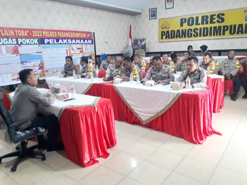 Bhabinkamtibmas Dikumpulkan, Waka Polres Psp Tekankan Tingkatkan Layanan