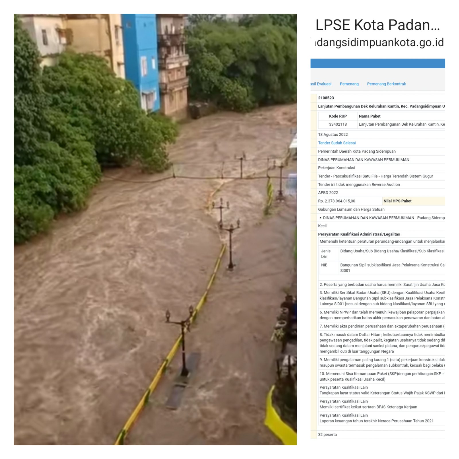 Ada Apa? Proyek Dek Taman Terbuka 2,3 M, Kabid Perkim Minta Jangan Diberitakan