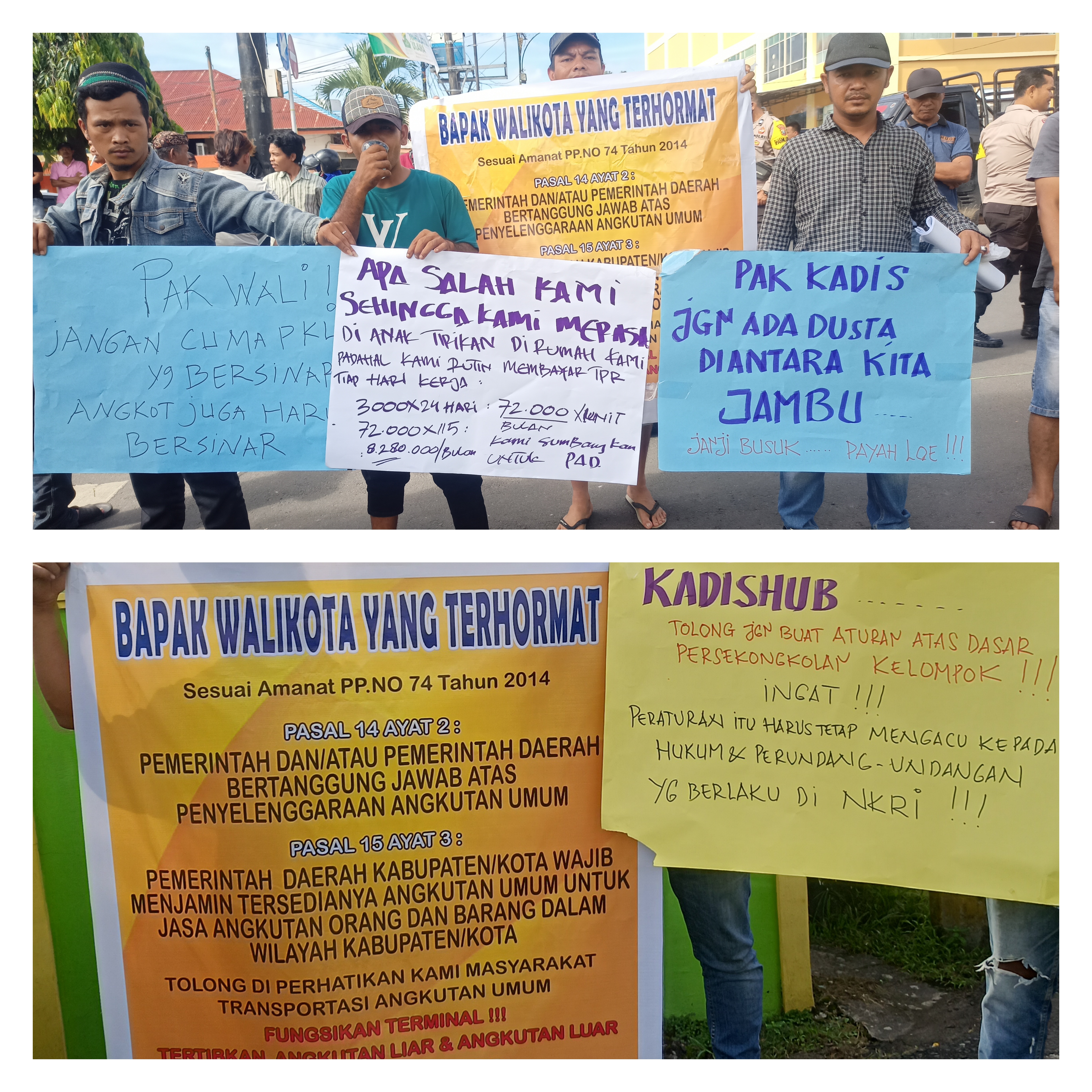 Unjuk Rasa Angkot, Wali Kota Sidempuan Ajak Rumuskan Bersama Fungsikan Terminal 