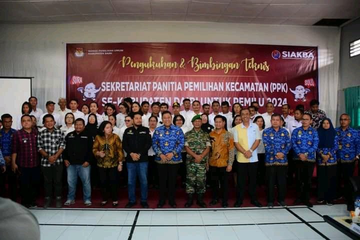 Hadiri Pengukuhan Sekretariat PPK, Bupati Dairi: Jaga Integritas dan Amanah