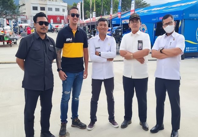 Jelang F1H2O, Wabup Toba Tinjau Lokasi Utama