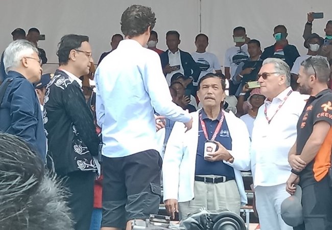 Menko Marves Tinjau Sesi Latihan F1H2O